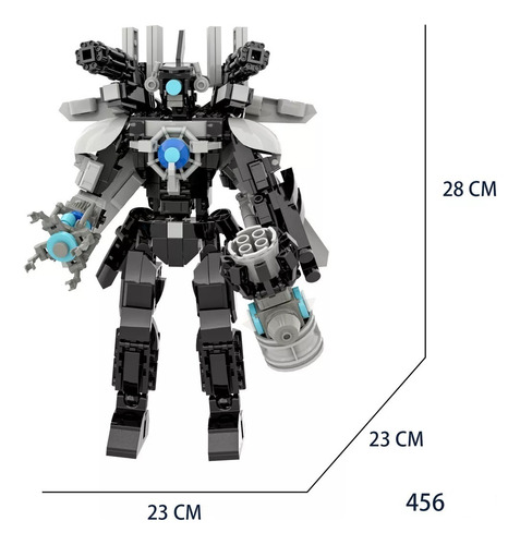 Bloques Construcción Skibidi Inodoro Super Titan Monitor K 1