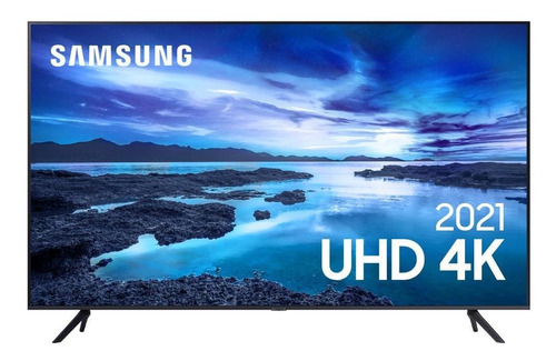 Imagem 1 de 12 de Smart Tv Samsung 60, 4k Ultra Hd Un60au7700gxzd, Wi-fi