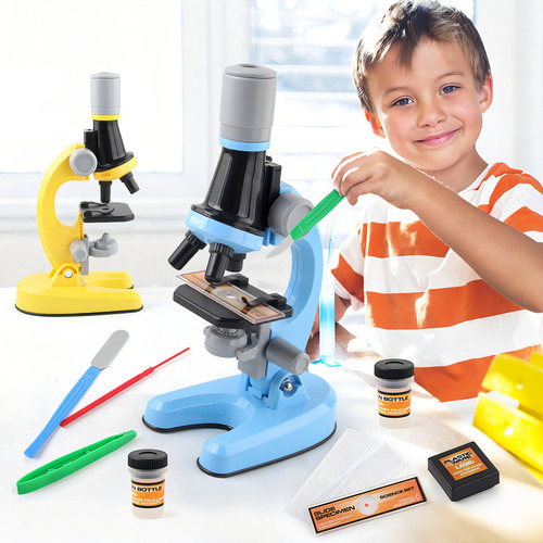 Microscopio De Niños Ópticos 100x 400x 1200x - Infantil