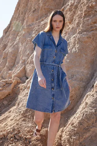 Vestidos de jeans mujer hot sale