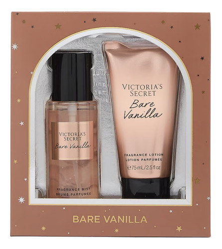 Body Mist Bare Vanilla Victorias Secret Dúo Gift Set 75ml