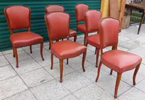 Comprar 6 Sillas Antiguas Estilo Francés Luis Xv - $84990 Cada Una