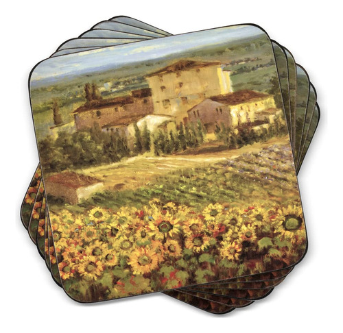 Pimpernel Tuscany Collection Posavasos | Juego De 6 | Tabler