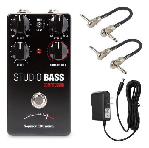 Seymour Duncan Studio Bass Compressor Pedal Bundle Con 2 Cab