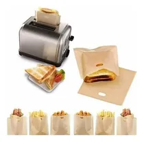 Comprar 10pcs Reutilizáveis Torradeira Bolsas Forno Grelha Pizza Pão