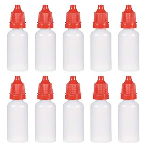 Botellas De Plástico Con Gotero, 15ml, Paquete De 15