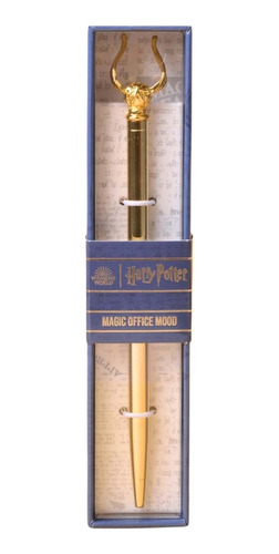 Boligrafo Harry Potter Maw Mooving Snitch Dorada Lapicera