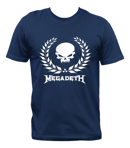 Remera Megadeth Laureles Thrash Metal 100% Algodón