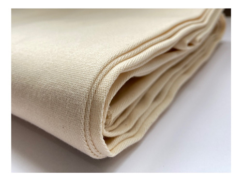 Tecido Algodão Cru Sarja 220gr (3m X 1,5m) Cor Creme Desenho Do Tecido Liso