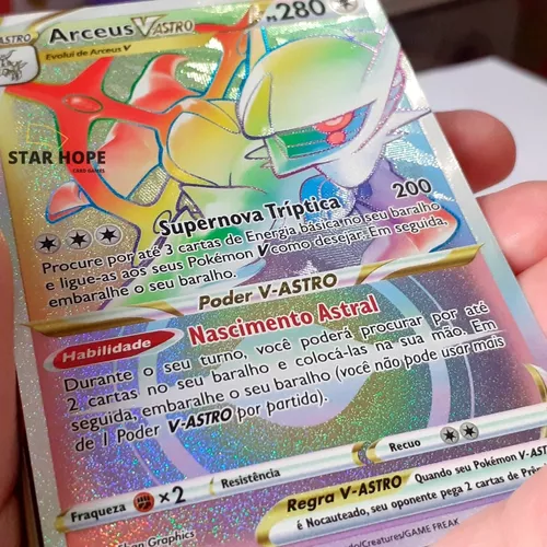 Carta Pokemon Raikou V Lendário Astros Cintilantes Original