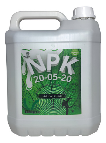 Adubo E Fertilizante Liquido Npk 06-12-36 5l Concentrado