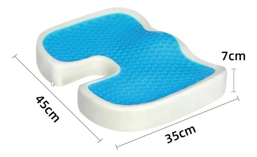 Cojín Coxis Ortopédico Premium Ergonómico Con Memory Foam