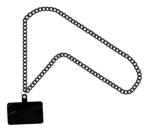 Cadena Metal Strap Colgante + Adaptador Para Funda Celular