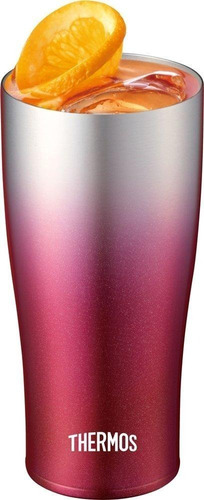 Copo Térmico Thermos Caribe 420ml Inox - Vermelho