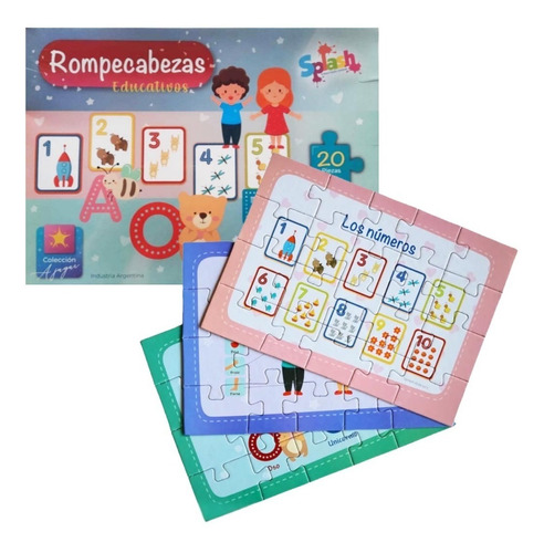 Rompecabezas Puzzles A Jugar! Educativos Pr