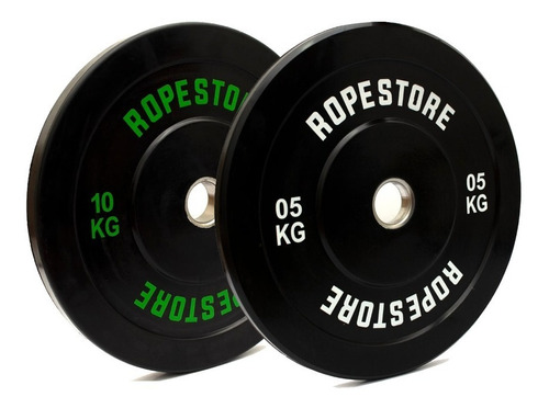 Kit 30kg Anilha Bumper Olímpica Rope Store