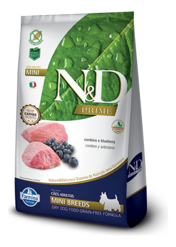 Ração Para Cão Adulto Raça Pequena 2,5kg N&d Prime Cordeiro