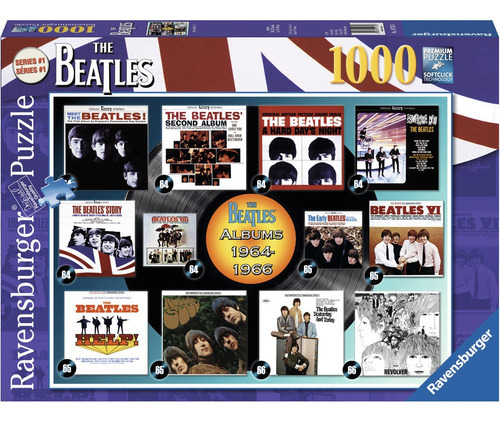 Rompecabezas 1000 Piezas Ravensburger Portada Discos Beatles