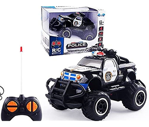 Mini Coche De Policía De Juguete Para Niños Monster Tr