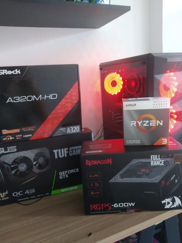 Pc Gamer Ryzen 3 Gtx 1650 Super 16gb Ram Usado Pouquíssimo