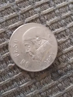 Vendo Moneda Antigua De 1 Peso Del Año 1971