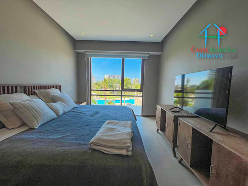 Cad La Isla Fiji V3. Vacaciones Perfectas En Acapulco Diamante: Cómodo Departamento Con Vista A La Alberca