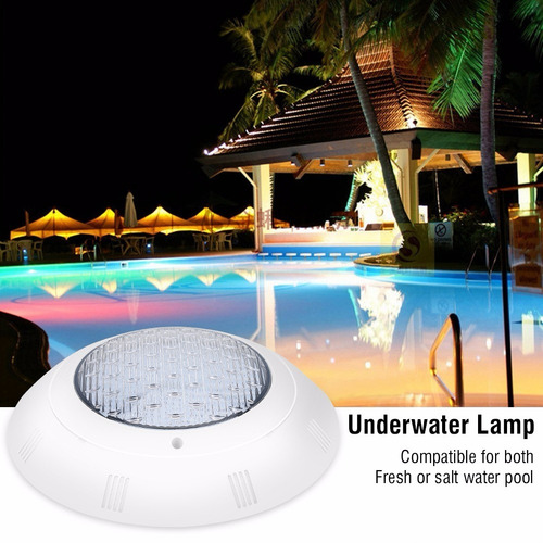 Luz De Piscina 18w Lámpara Subacuática Led De Varios Colores