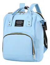Comprar Bolsa Maternidade Mochila Maternidade Multifuncional Térmica Cor Azul-claro