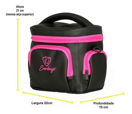 Imagem 8 de 10 de Bolsa Térmica Fitness Feminina Academia Everbags Lancheira
