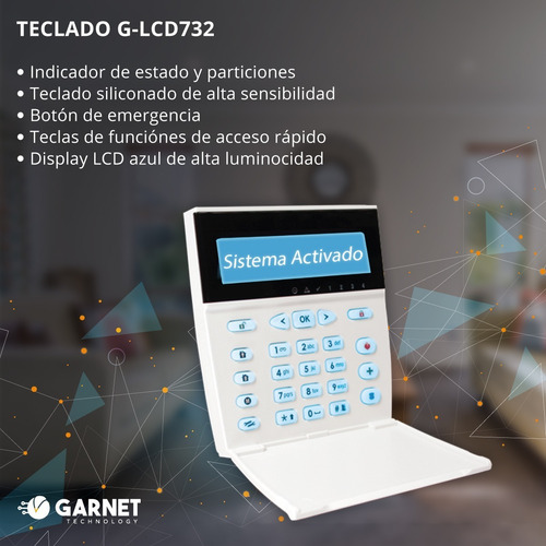 Alarma Casa Panel Con Teclado