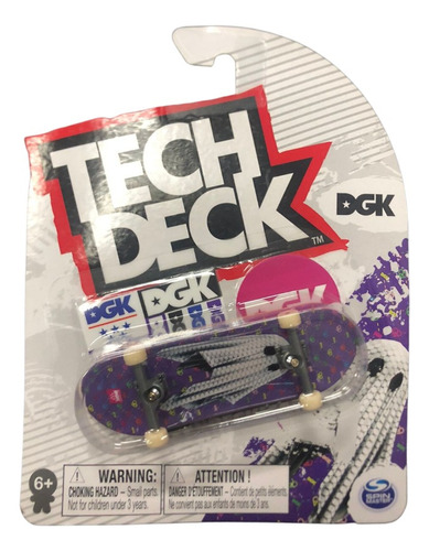 Skate De Dedo - Tech Deck 96mm Dgk Ghost Star