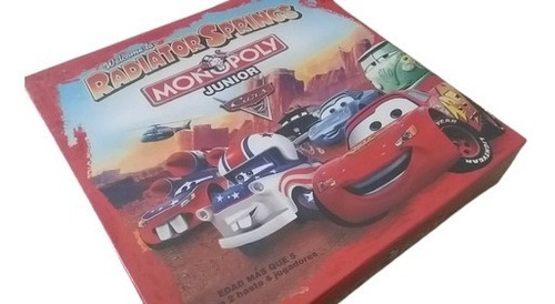 Monopoly Junior De Cars 2 Radiator Springs Mate Rayo Mcqueen