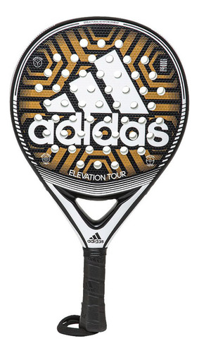 Paleta De Paddle Elevation Tour adidas Fibra De Vidrio Color Negro/dorado