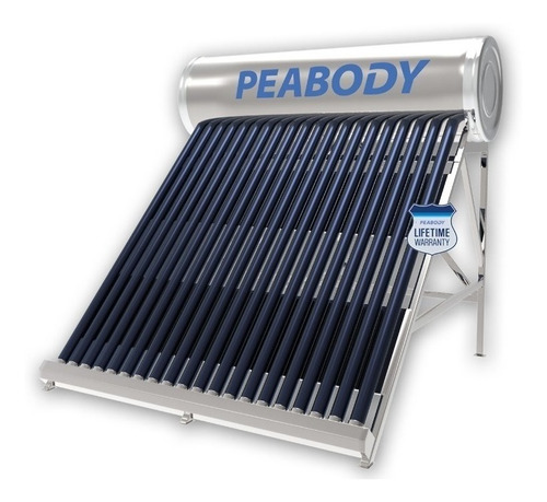 Termotanque solar Peabody PE-TS200K plateado 200L
