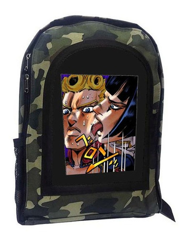 Mochila Camuflada Jojo's Bizarre Adventure A6