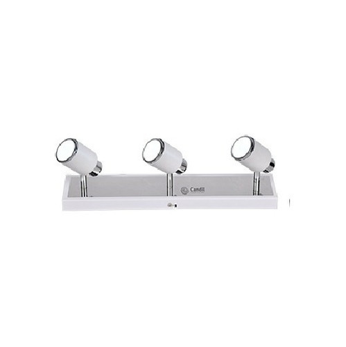 Aplique De Pared Julita 3 Luces Gu10 Led Candil Blanco/negro