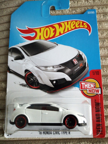 Hot Wheels 16 Honda Civic Type R Blanco Jp1