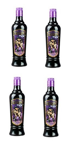 Kit Com 4 Unid Catuaba Selvagem 1lt Pet C Acai