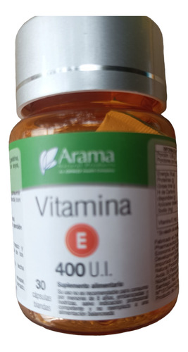 Vitamina E 400 Ui Suplemento Alimenticio 30 Cápsulas 