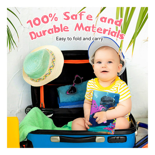 Alfombrilla De Agua Hinchable Tummy Time For Bebés, Niños Y
