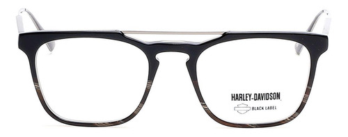 Oculos Acetato Preto Harley Davidson Hd1025_52001