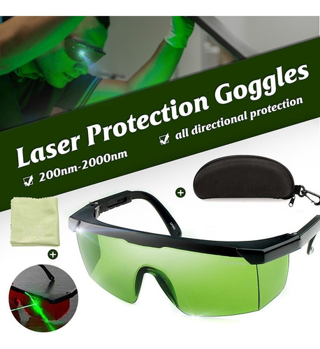 Gafas De Protección Láser 200nm-2000nm Láser De Seguridad O