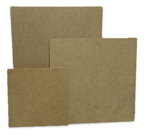 Base 10x15cm X35u + 10 Arandela 12cm + 10 Base 7x10 Mdf 3mm 