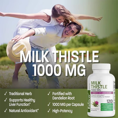 Balincer Milk Thistle Cardo Mariano 120 Cápsulas Sin Sabor