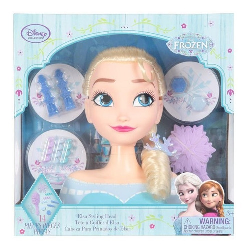 Cabeza Para Peinados De Elsa Frozen Disney Collection