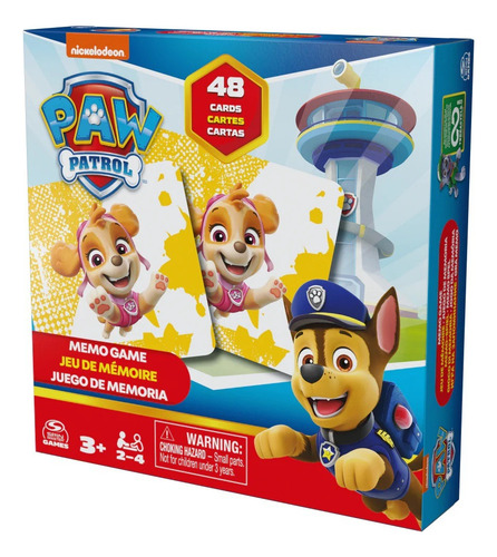 Juego De Memoria Paw Patrol Spin Master Games