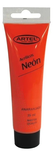 Acrílico Artel 35ml - Coleccion Completa Color ANARANJADO NEON 830