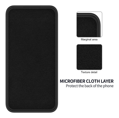 Compatible Funda De Silicona Líquida For Zte Axon 50 Lite