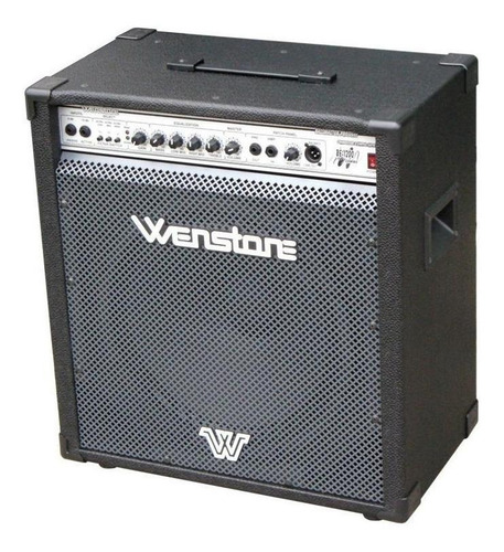 Imagen 2 de 3 de Amplificador Wenstone BE-1200 para bajo de 120W color negro 220V