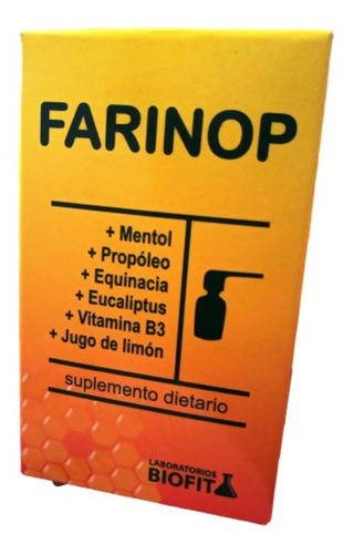 Farinop Atomizador 30cc Propoleo Equinacea Eucalip Vit B3 Dw